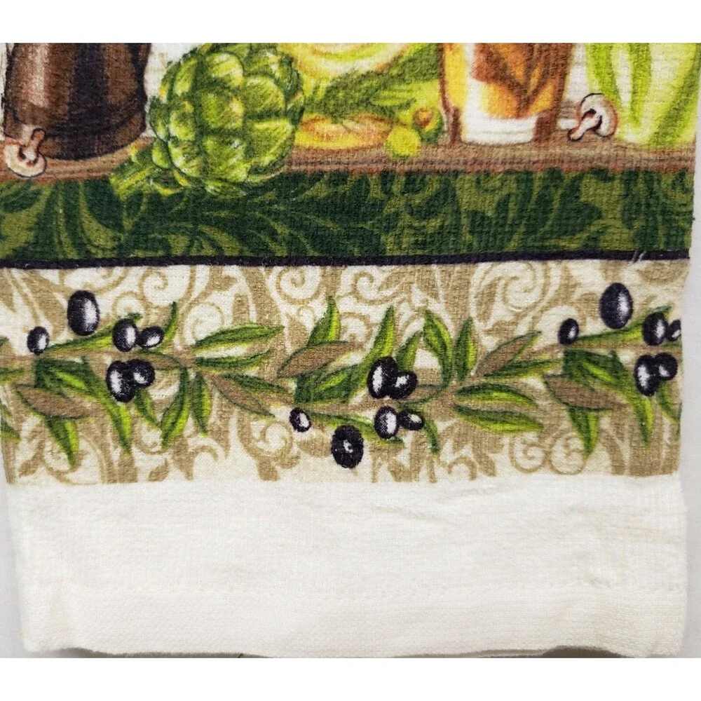 Set of 3 Same Printed Cotton Towels (15